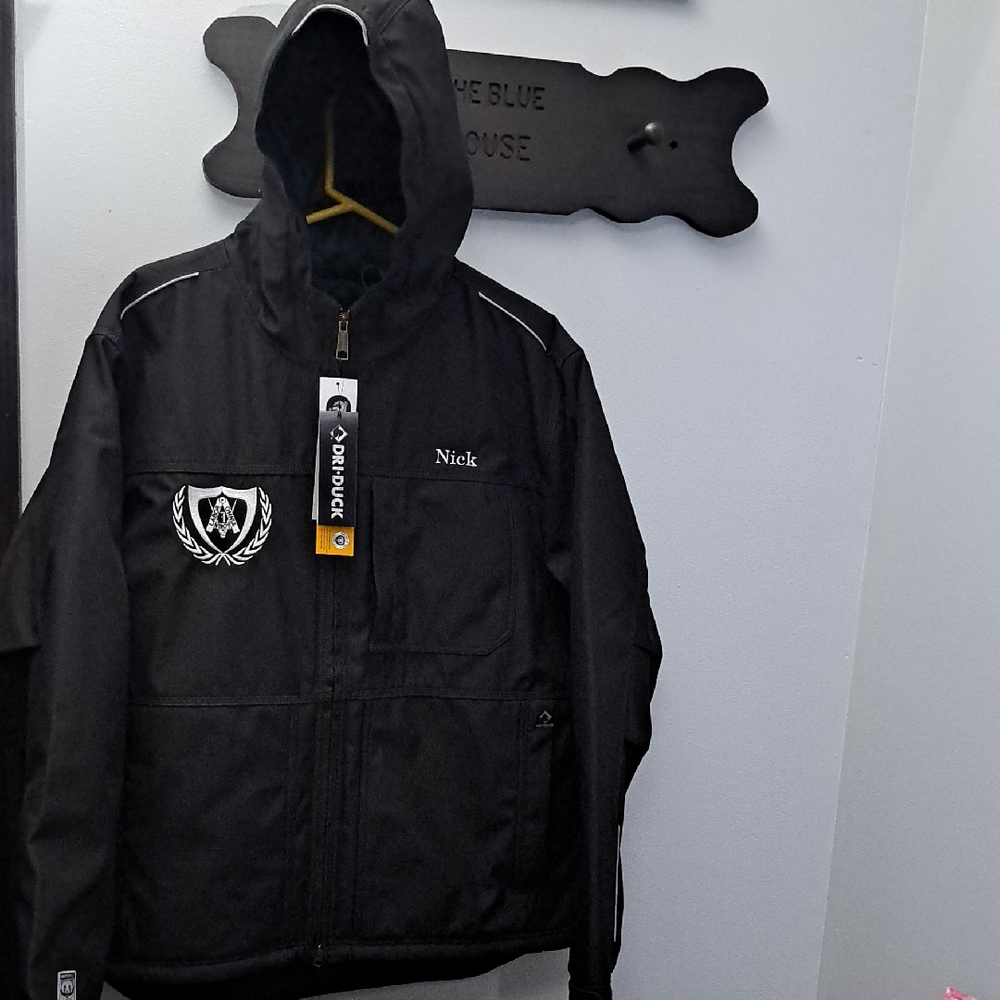 Dri-Duck Black Kodiak Work Reflective Jacket Size XL New